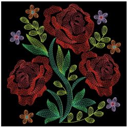 Blooming Garden 6 06(Lg) machine embroidery designs