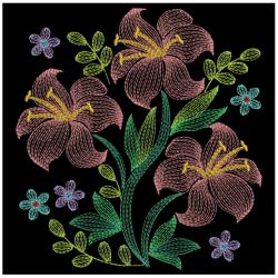 Blooming Garden 6 07(Lg) machine embroidery designs