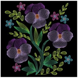 Blooming Garden 6 08(Md) machine embroidery designs