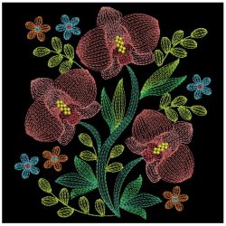 Blooming Garden 6 11(Lg) machine embroidery designs