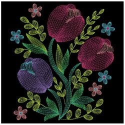 Blooming Garden 6 12(Lg) machine embroidery designs