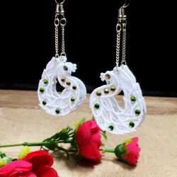 FSL Crystal Peacock Earrings 05