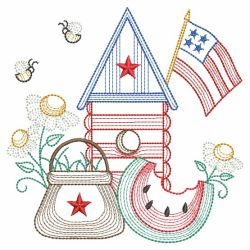 Vintage Patriotic Designs 04(Md) machine embroidery designs