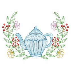 Vintage Teapot 07(Lg) machine embroidery designs