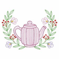 Vintage Teapot 10(Md) machine embroidery designs