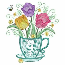 Teacup In Bloom 5 07(Sm)