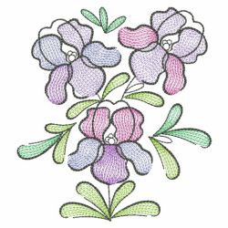 Doodle Flowers 4 09(Lg) machine embroidery designs