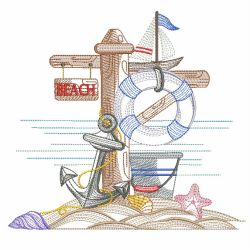Beach Time 4(Md) machine embroidery designs