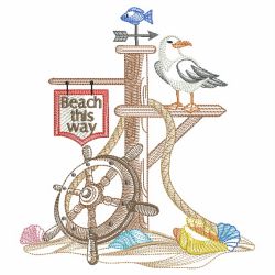 Beach Time 4 02(Lg) machine embroidery designs