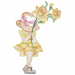 Flower Sunbonnet Sue 03(Md) machine embroidery designs