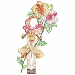 Flower Sunbonnet Sue 08(Md) machine embroidery designs