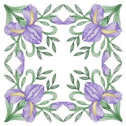 Blooming Floral Quilt 02(Md) machine embroidery designs