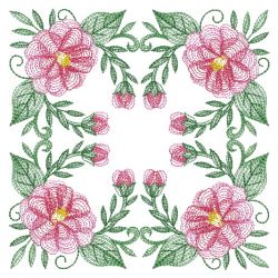 Blooming Floral Quilt 03(Md) machine embroidery designs