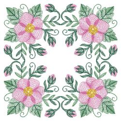 Blooming Floral Quilt 04(Lg) machine embroidery designs