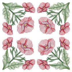 Blooming Floral Quilt 06(Lg) machine embroidery designs