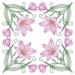 Blooming Floral Quilt 08(Md) machine embroidery designs