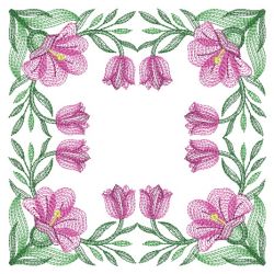 Blooming Floral Quilt 09(Md) machine embroidery designs