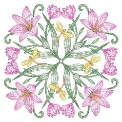 Blooming Floral Quilt 2 03(Md) machine embroidery designs