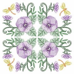 Blooming Floral Quilt 2 06(Md) machine embroidery designs