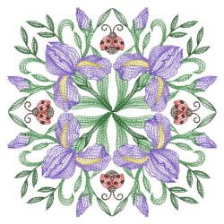 Blooming Floral Quilt 2 09(Sm) machine embroidery designs