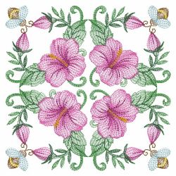 Blooming Floral Quilt 2 10(Sm) machine embroidery designs