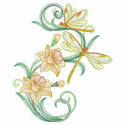 Fluttering Fancy 2 07(Lg) machine embroidery designs