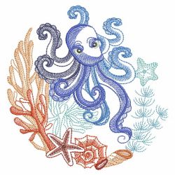 Underwater Scene 02(Lg) machine embroidery designs