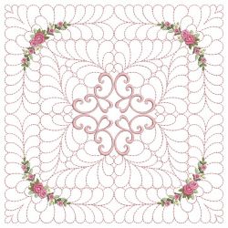 Trapunto Rose Quilt Block 8 03(Sm)