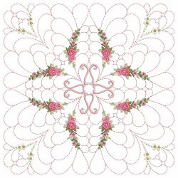 Trapunto Rose Quilt Block 8 06(Lg)