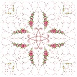 Trapunto Rose Quilt Block 8 06(Lg)