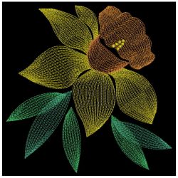 Blooming Garden 7 02(Sm) machine embroidery designs