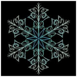 Calligraphic Snowflakes 01(Md) machine embroidery designs
