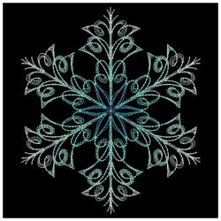 Calligraphic Snowflakes(Lg) machine embroidery designs