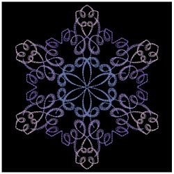 Calligraphic Snowflakes 03(Lg) machine embroidery designs