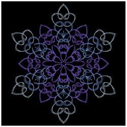 Calligraphic Snowflakes 06(Lg) machine embroidery designs