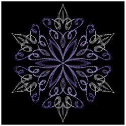 Calligraphic Snowflakes 10(Lg) machine embroidery designs