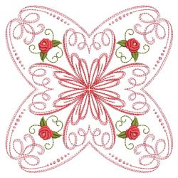Calligraphic Rose Quilt(Md) machine embroidery designs