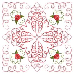 Calligraphic Rose Quilt 05(Lg) machine embroidery designs