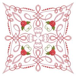 Calligraphic Rose Quilt 06(Md) machine embroidery designs