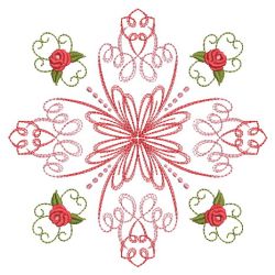 Calligraphic Rose Quilt 11(Sm) machine embroidery designs