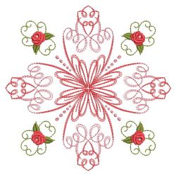 Calligraphic Rose Quilt 11(Sm) machine embroidery designs
