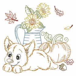 Vintage Happy Fall 08(Md) machine embroidery designs