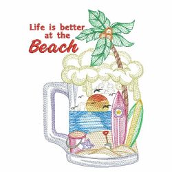 Life Is Better At The Beach 3 08(Sm) machine embroidery designs