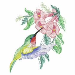 Elegant Hummingbirds 4 04(Sm) machine embroidery designs