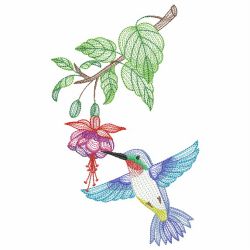 Elegant Hummingbirds 4 05(Lg) machine embroidery designs