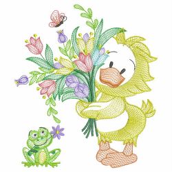 Flower Friends 08(Md) machine embroidery designs