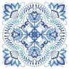 Delft Blue Quilt Block 2 11(Sm)