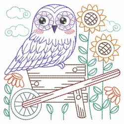 Vintage Owls 2 04(Lg) machine embroidery designs