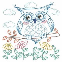 Vintage Owls 2 06(Md) machine embroidery designs