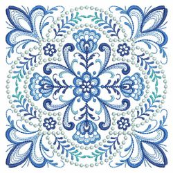 Delft Blue Quilt Block 2 05(Md) machine embroidery designs